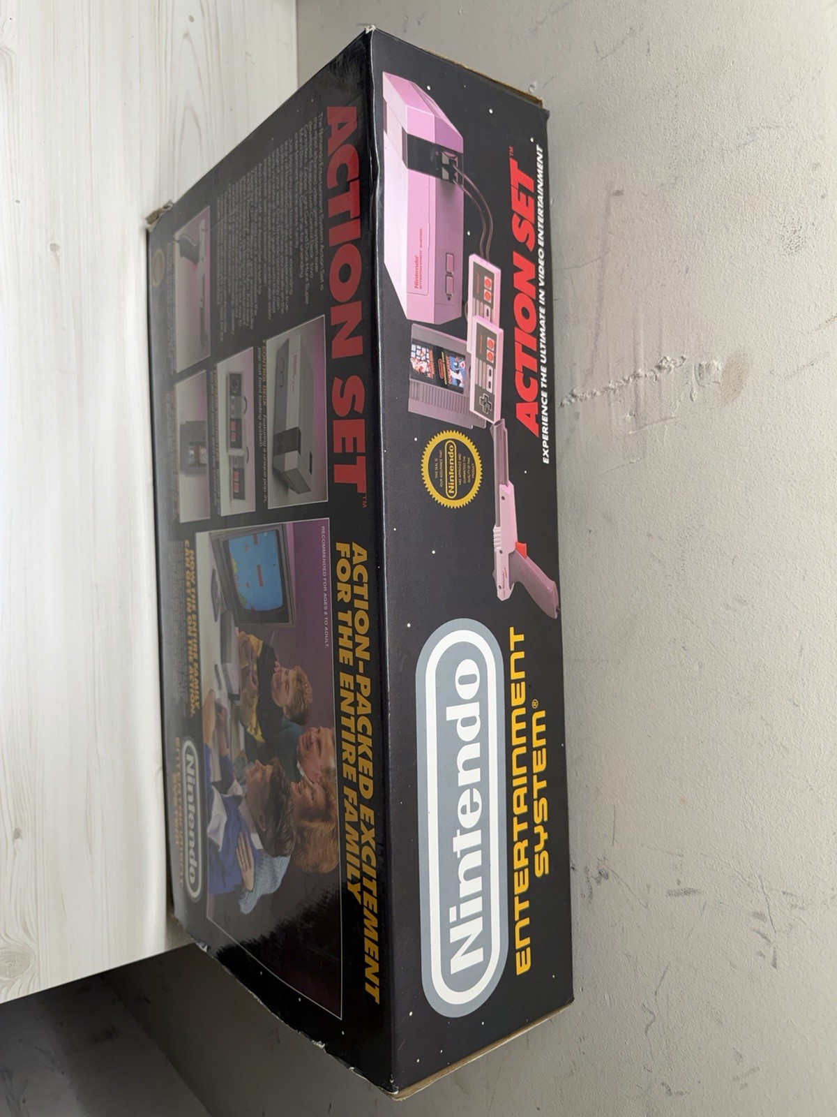 Nintendo NES Action Set Console With Box No Manuals