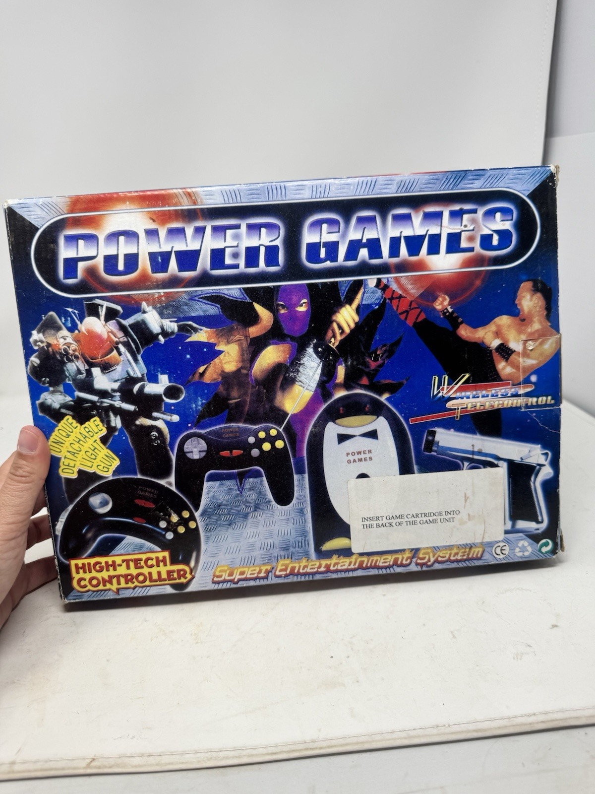 Super Entertainment System Power Games High-Tech Controller Wireless Telecontrol