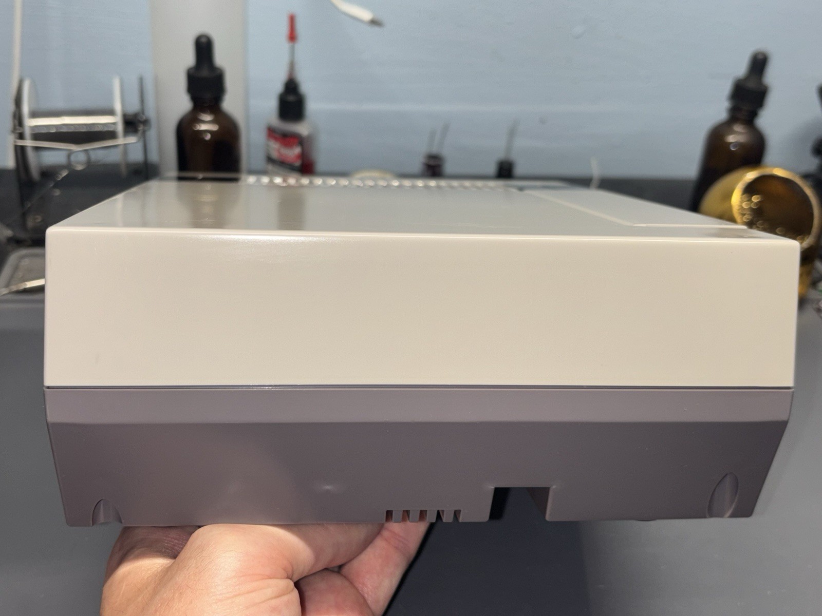 Ultimate NES RGB Nintendo Front Loader Full Recap LED Expansion Audio NESRGB V5