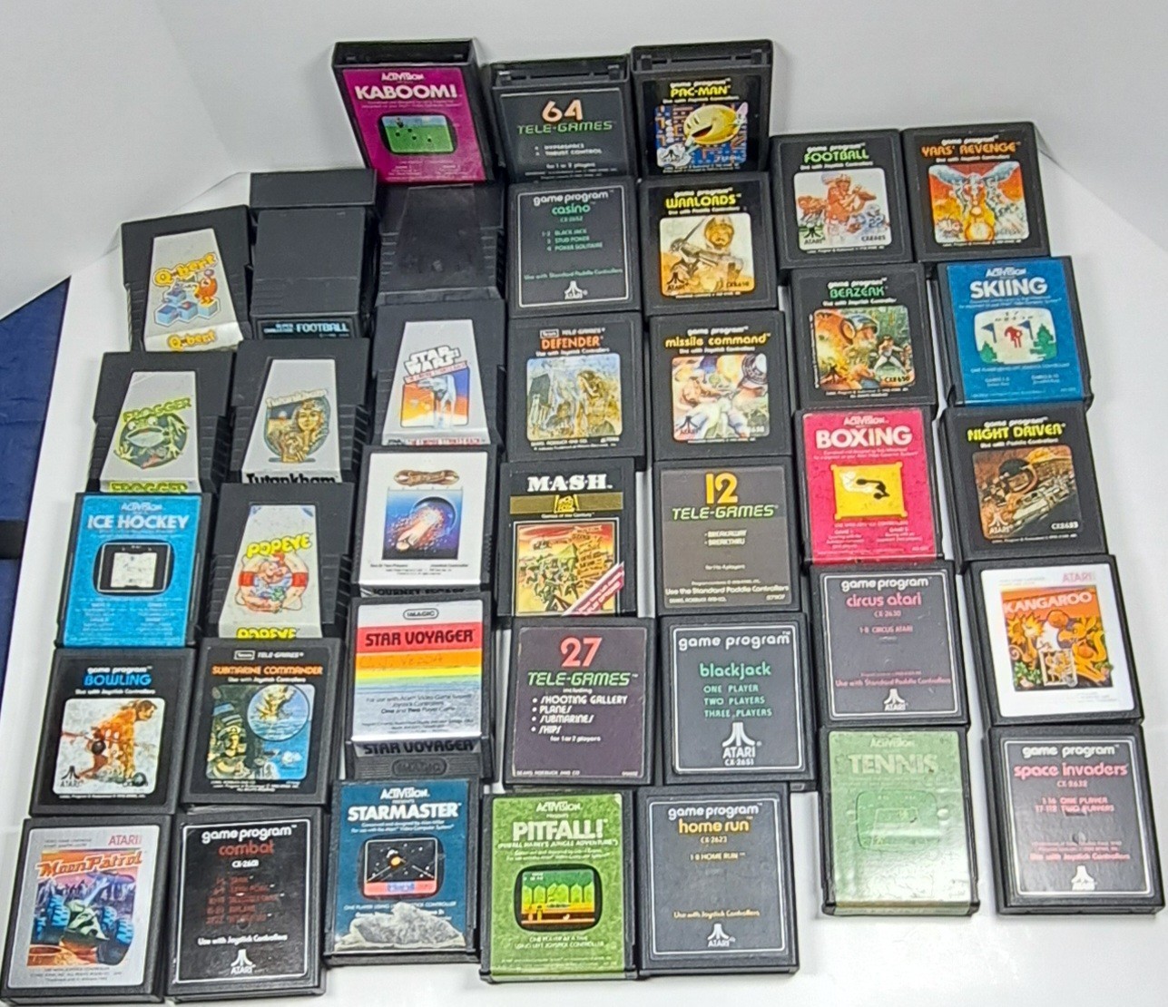 Atari 2600 Darth Vader Bundle: Console, 2 Joysticks Wires 40 Games. Plus More.
