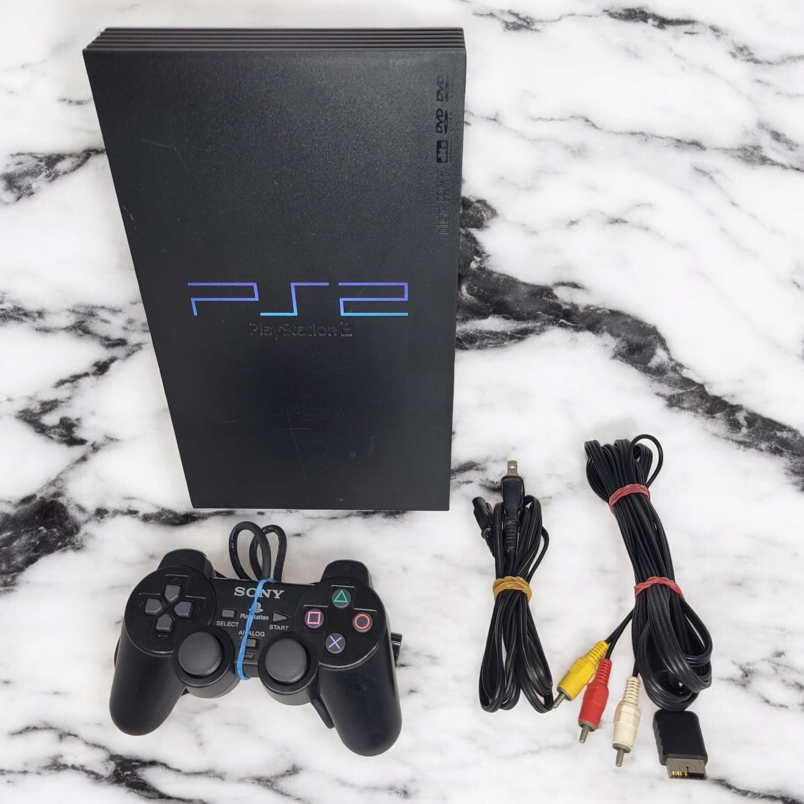 Sony PlayStation2 PS2 black SCPH-30000 Console Working NTSC-J Region locked