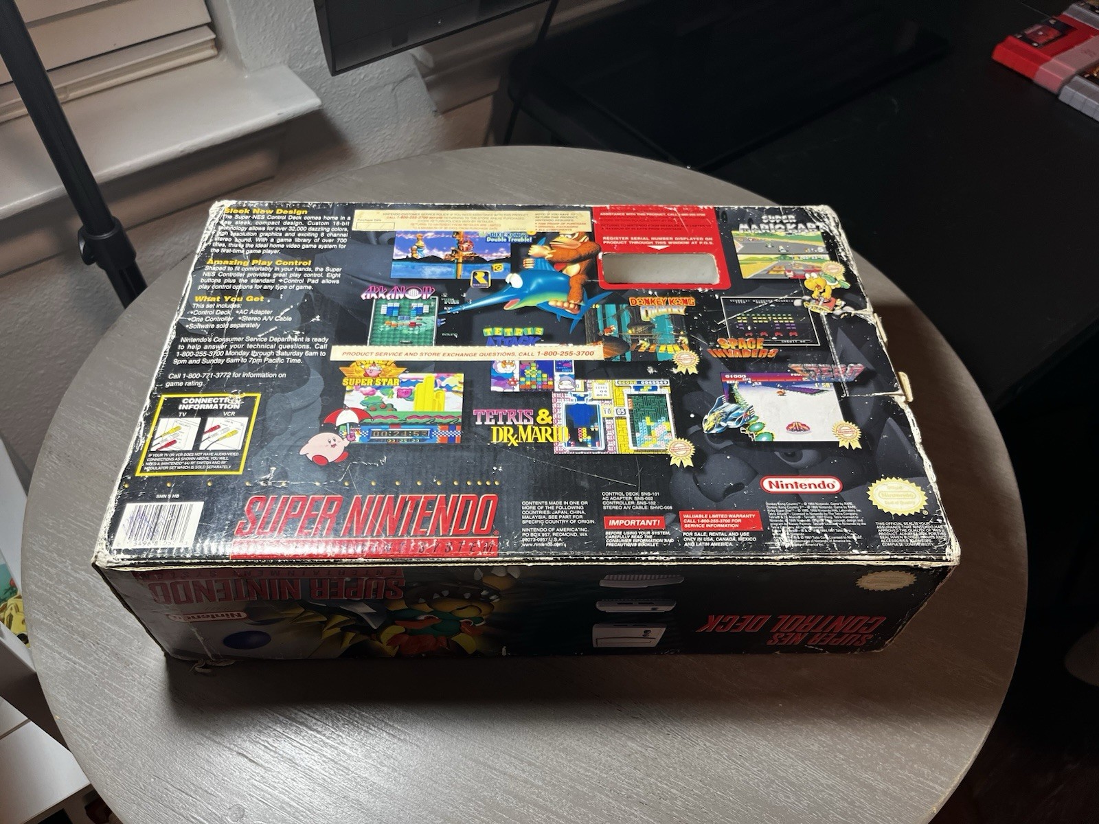 Super Nintendo SNES Jr Console, Complete In Box
