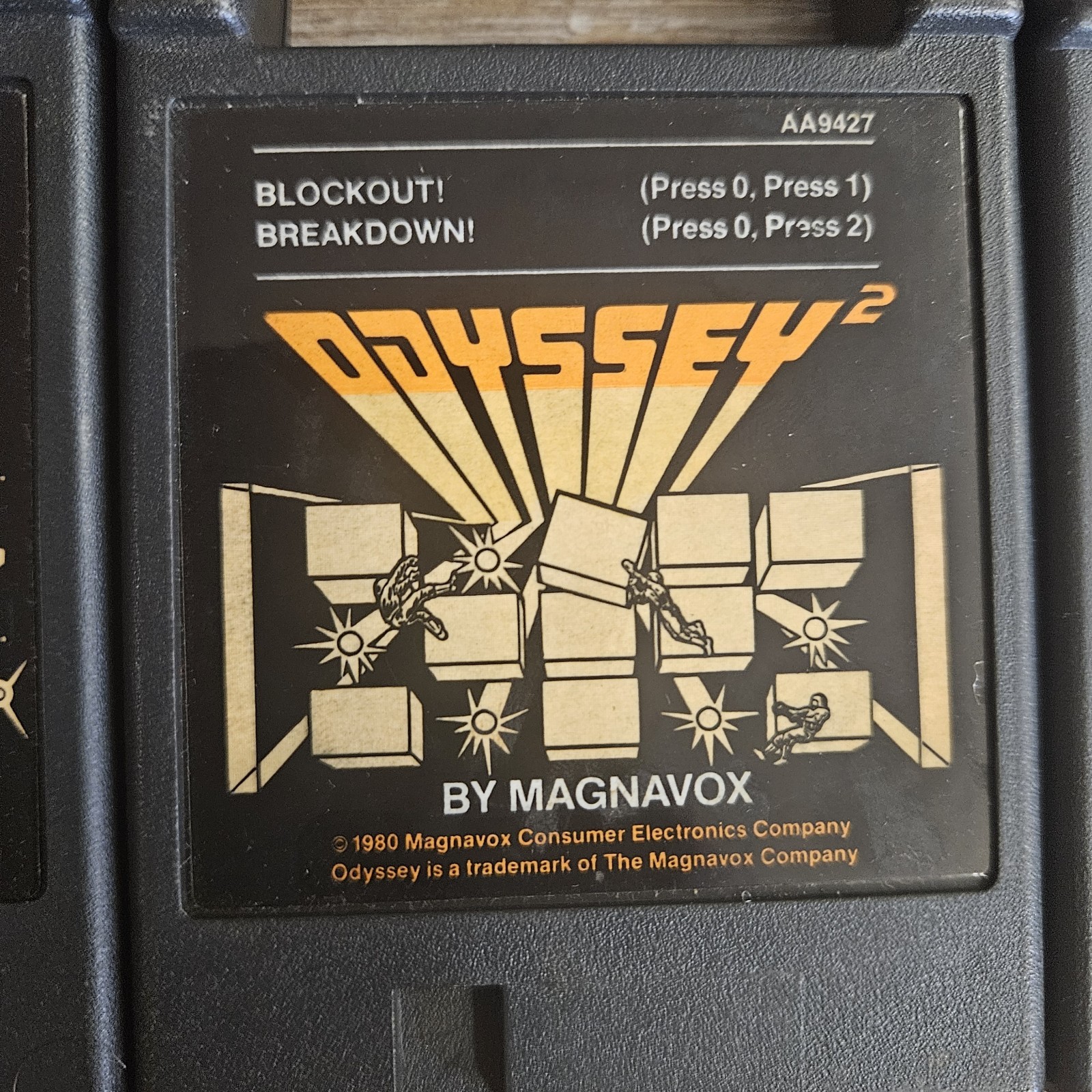 Magnavox Odyssey 2 Microprocessor Video Game System 10 Games PARTS REPAIR AS-IS