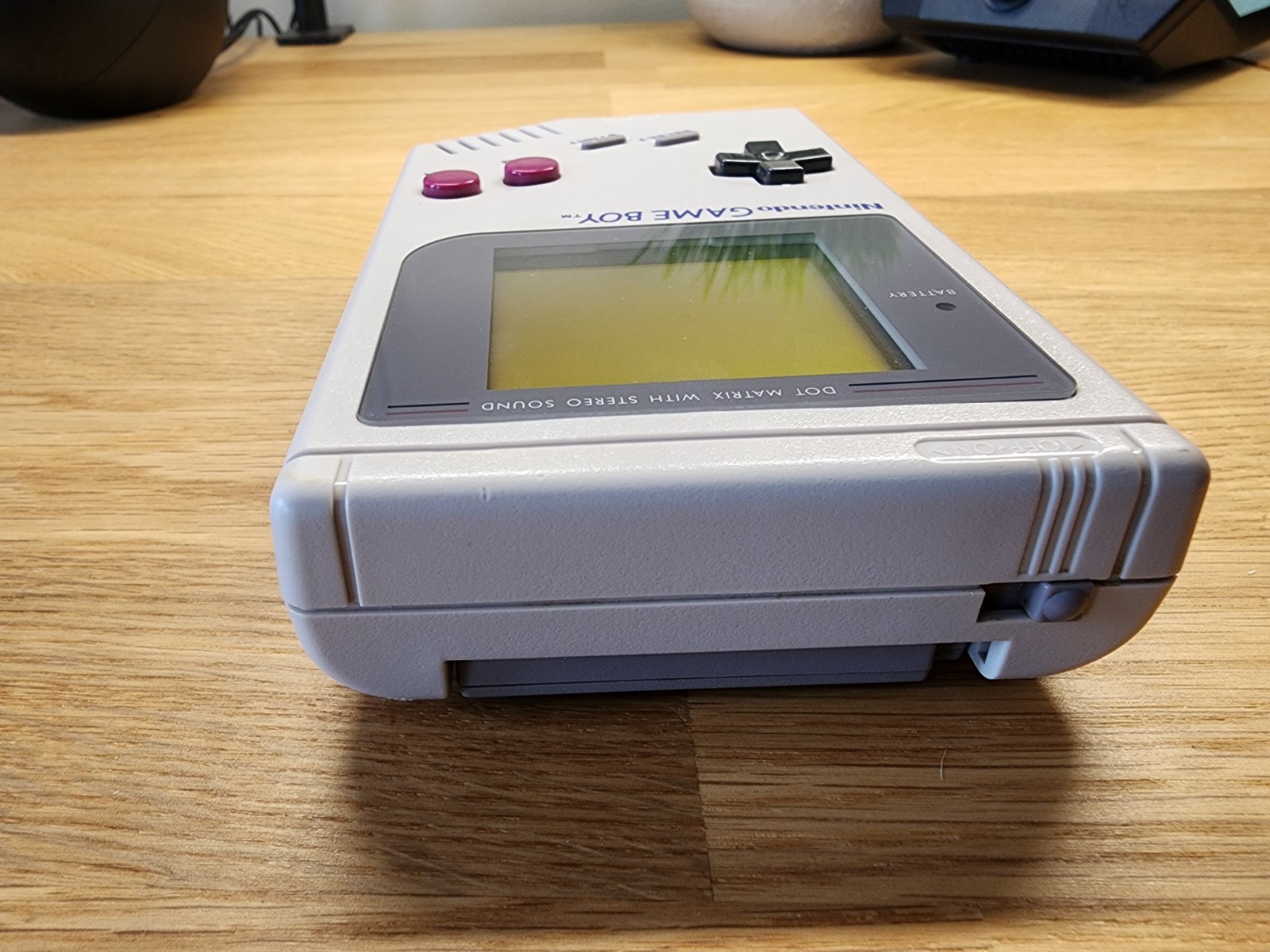 Original Nintendo Game Boy DMG Handheld Authentic RESTORED + Glass Screen & Game