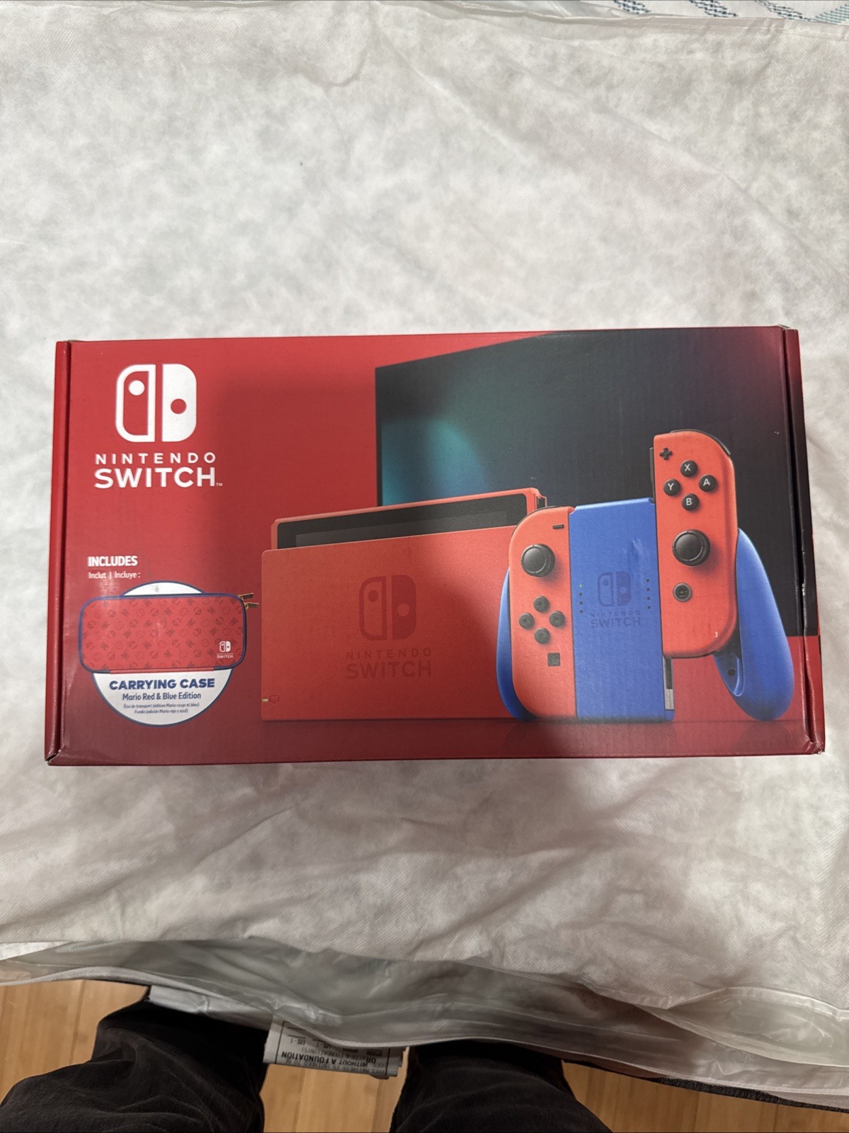 Nintendo Switch Mario Red and Blue Edition Console Joy-Con Complete