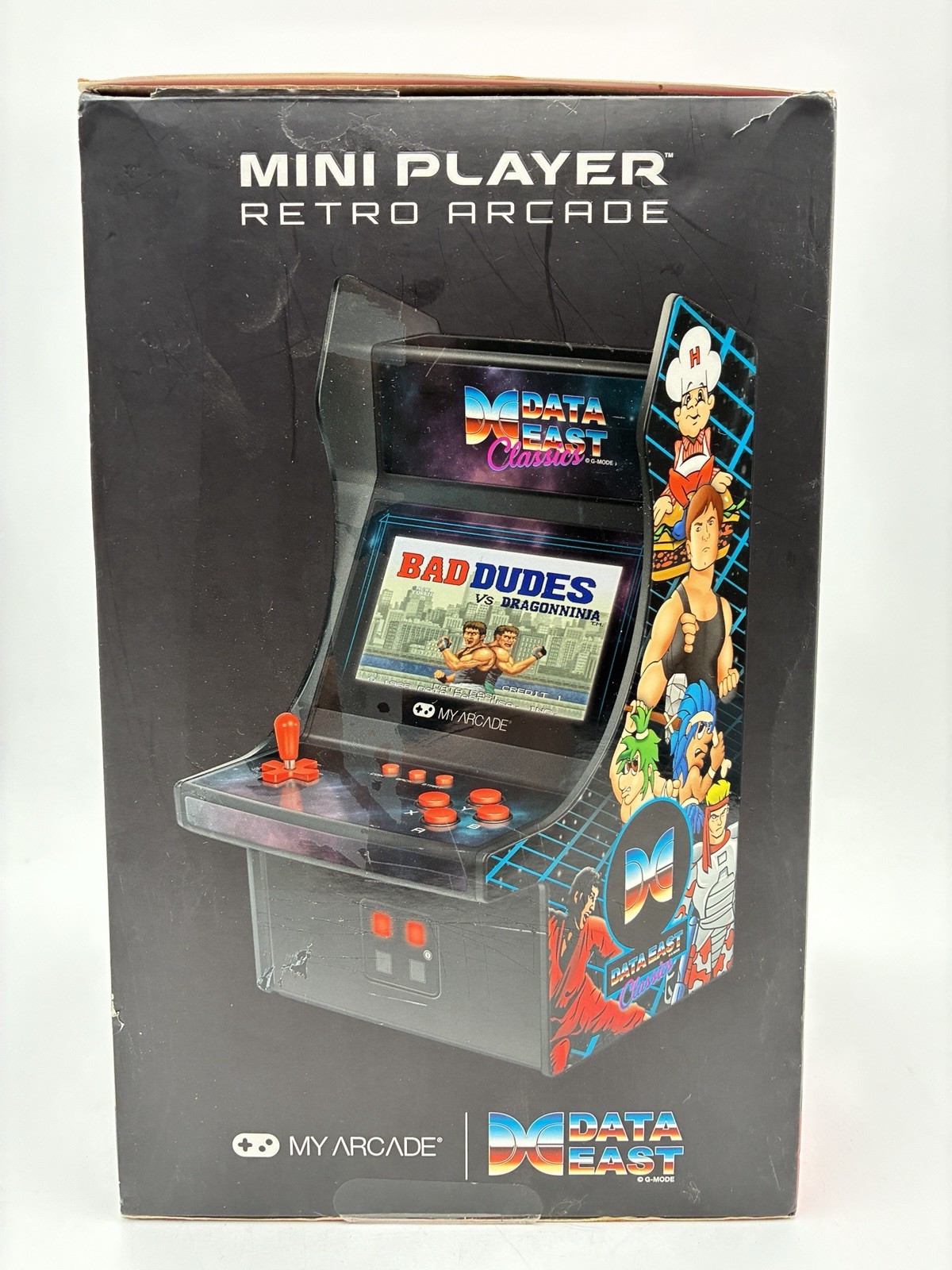 Data East Classics & More Mini Player 10inch My Arcade Retro 34 games USED