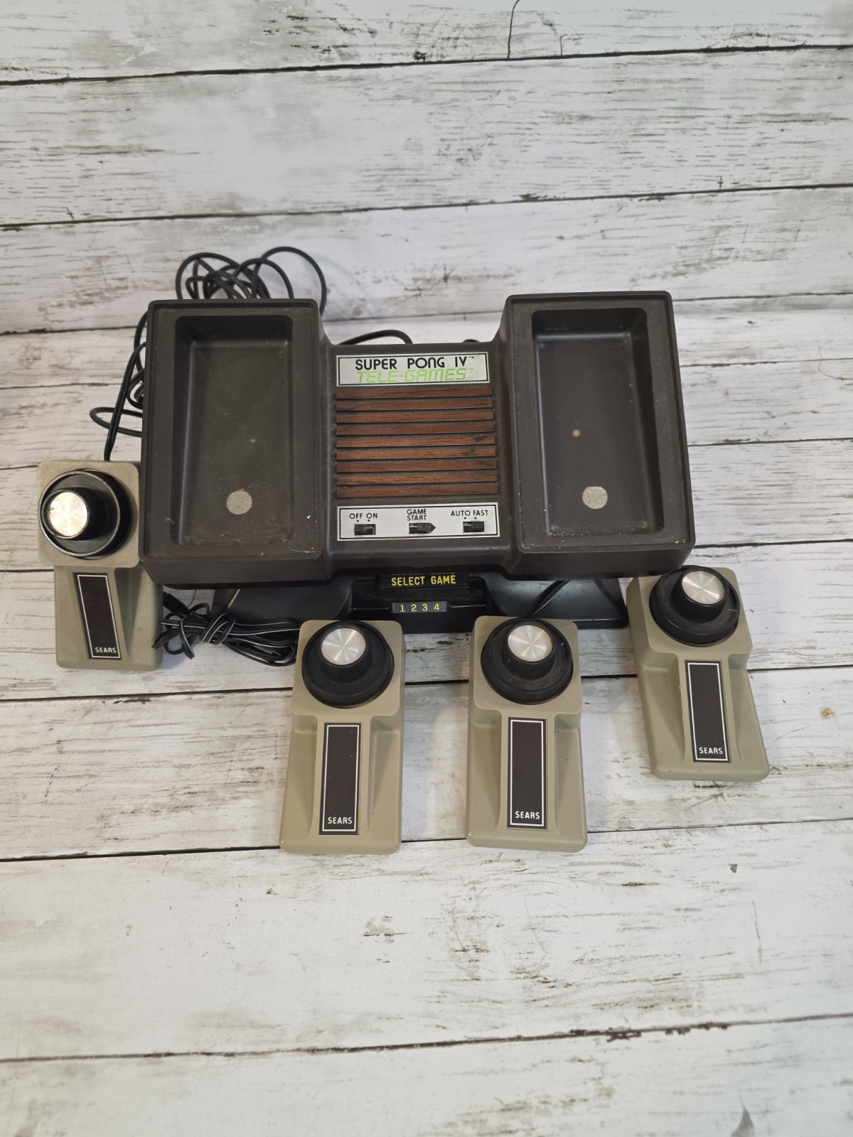 Vintage Sears Tele-Games Atari Super Pong IV – Untested So Selling For Parts