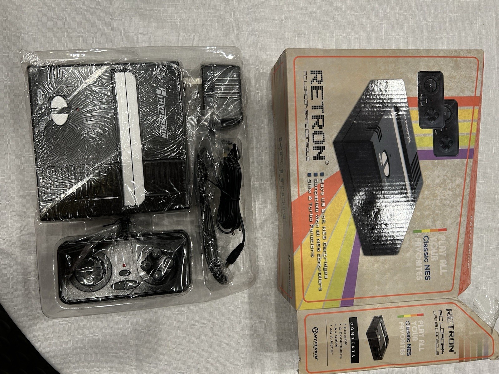 Hyperkin Retron NES Console AV, Plays US 8-bit Cartridges, Turbo/Slow, Black