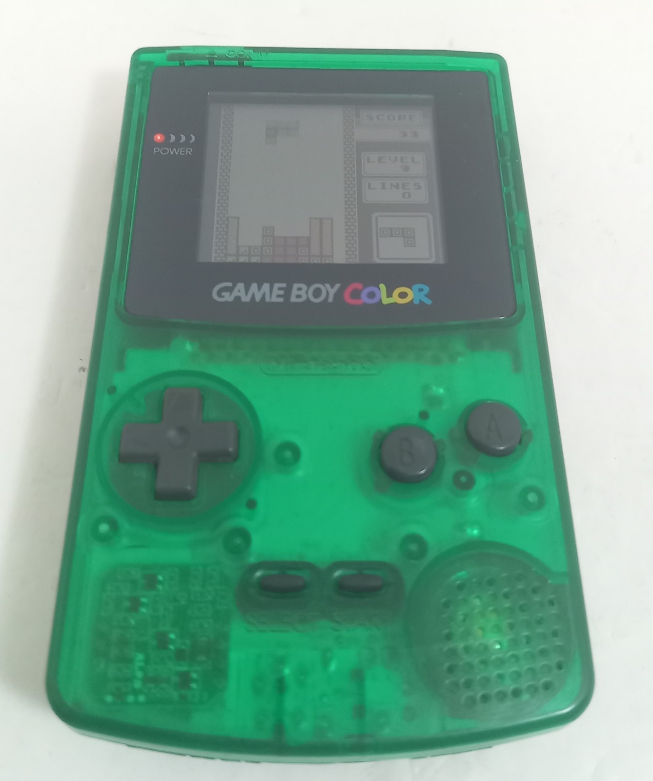 Nintendo Gameboy Color Game Console Clear Green Toysrus Limited Model CGB-001