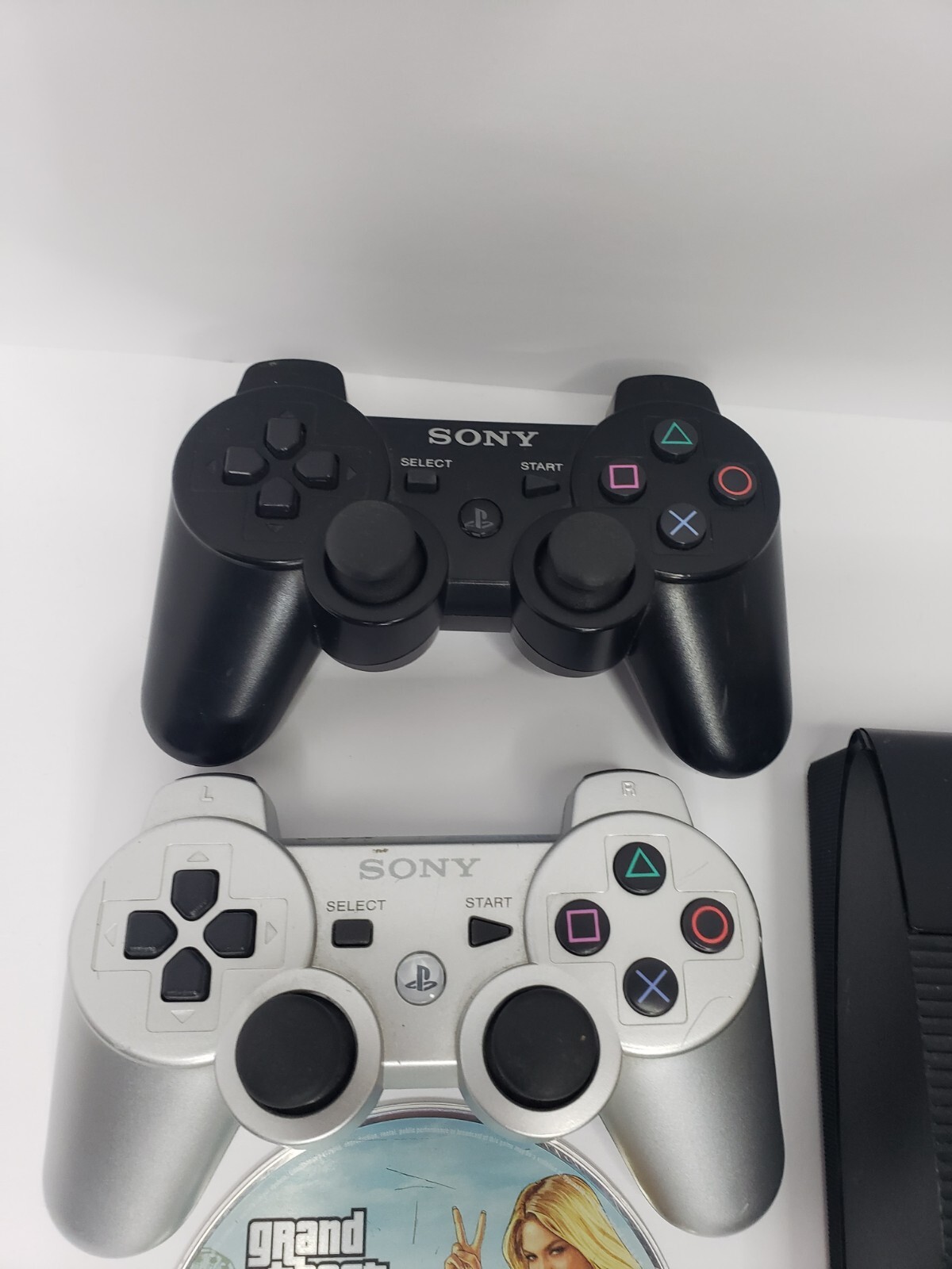 PlayStation 3 Super Slim Bundle 250GB Controllers 3 Games Read Description