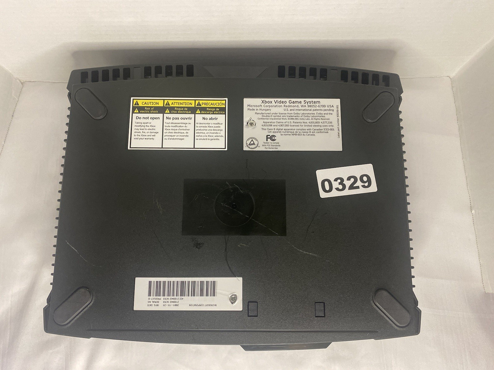 Microsoft original Xbox Console only – Black – Read Description