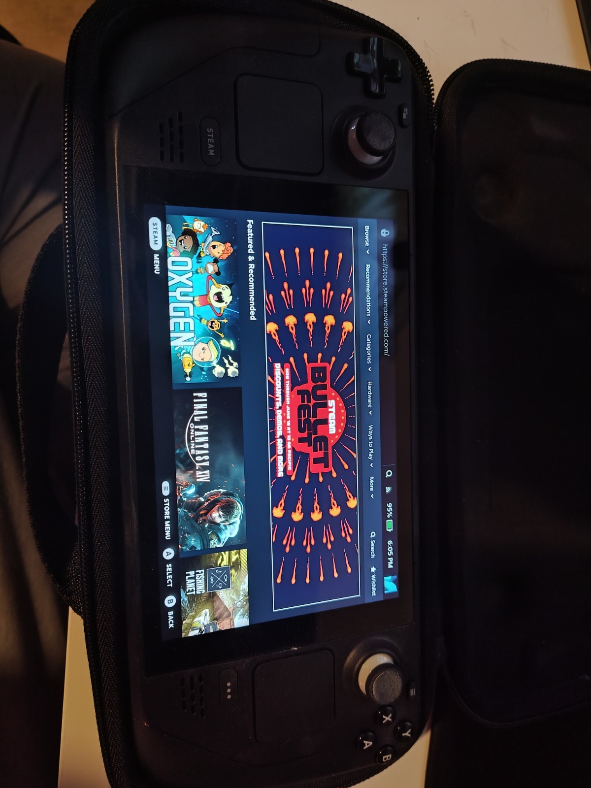 Valve Steam Deck 256GB Black Console