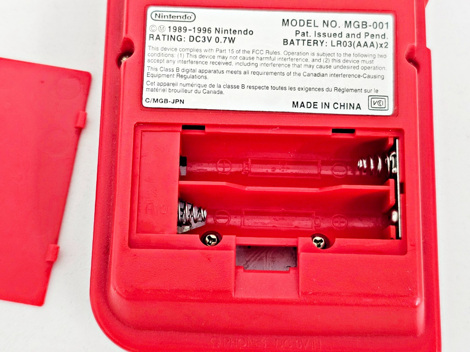 Nintendo Game Boy Pocket Red 444 Japan
