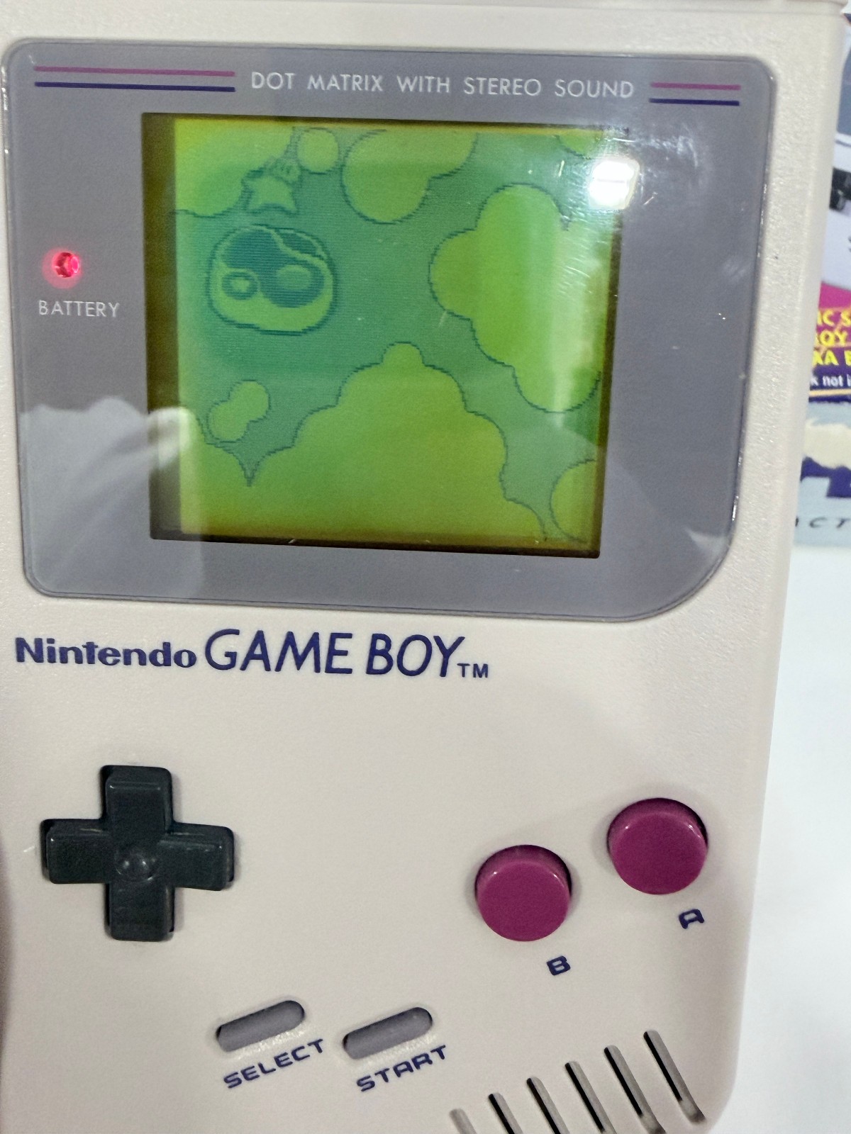 Nintendo Game Boy (DMG-01) Compact Video Game System W/Manual- TESTED & WORKS