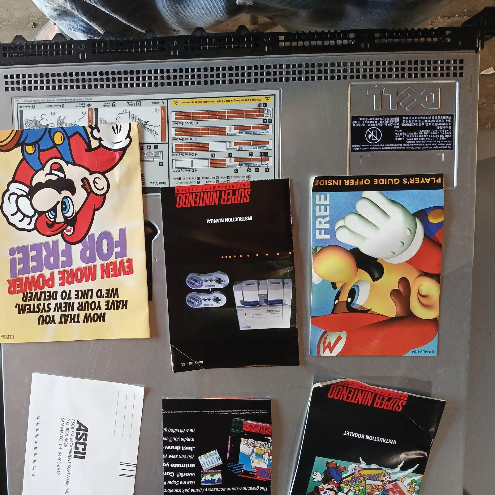 Nintendo Super NES Super set practically new manuals and all no games in box
