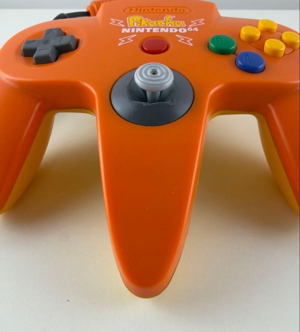 Nintendo 64 Pikachu Orange Yellow Console Pokemon N64 Japan Tested Boxed Rare