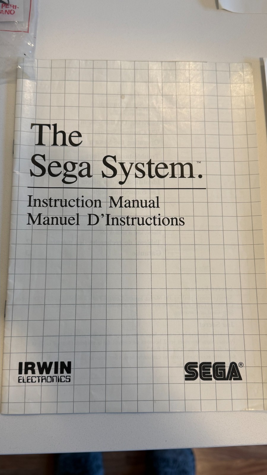 Sega Master System CIB Complete In Box Canadian Irwin Toy WITH Registration Card