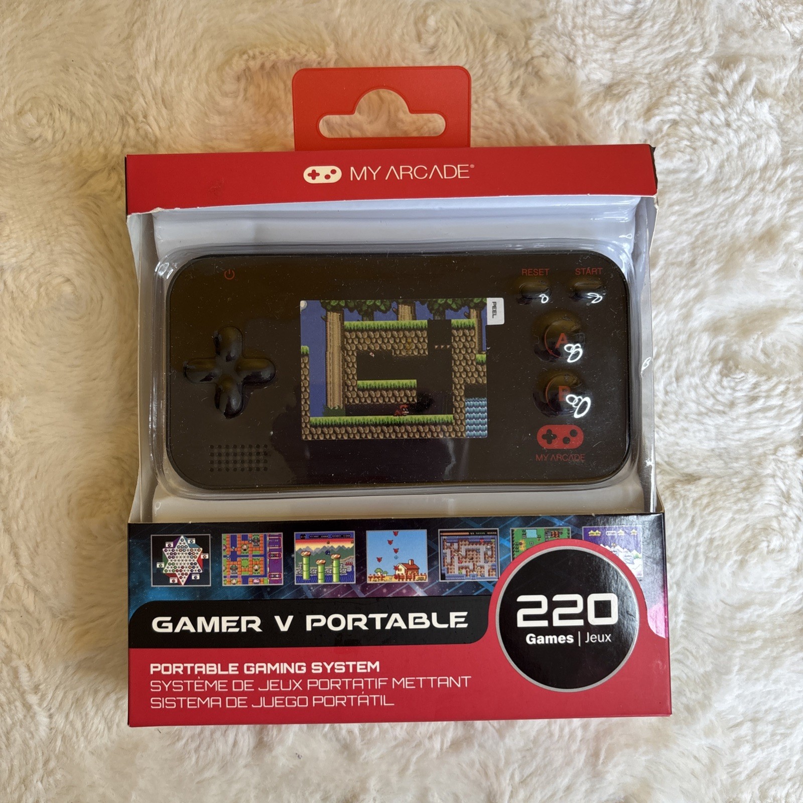 MY ARCADE Portable Handheld Gaming System (220 Built-in Games)