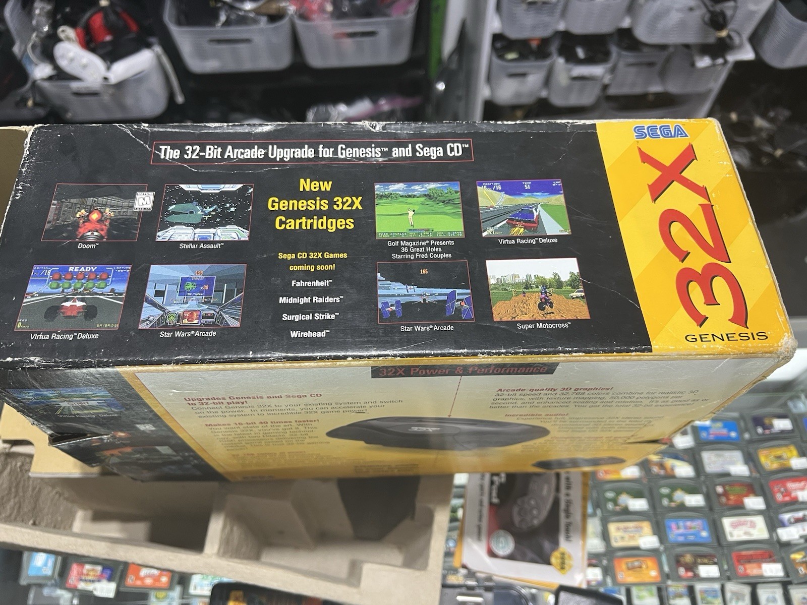 SEGA Genesis 32x Console Attachment (MK-84000) CIB RARE Very Nice – Tested DOOM