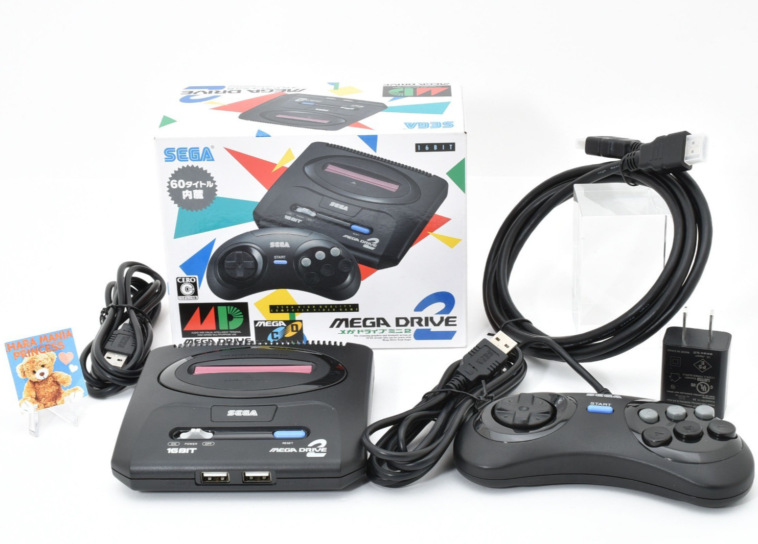 Sega Mega Drive Mini 2 SEGA Genesis Mini 2 Console w/Box Very Good Japan Import