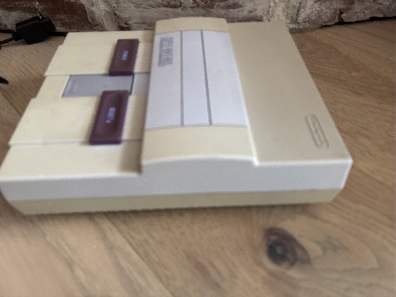 Super Nintendo SNES Console – OEM – 2 Original Controllers + 4 Games All Cords