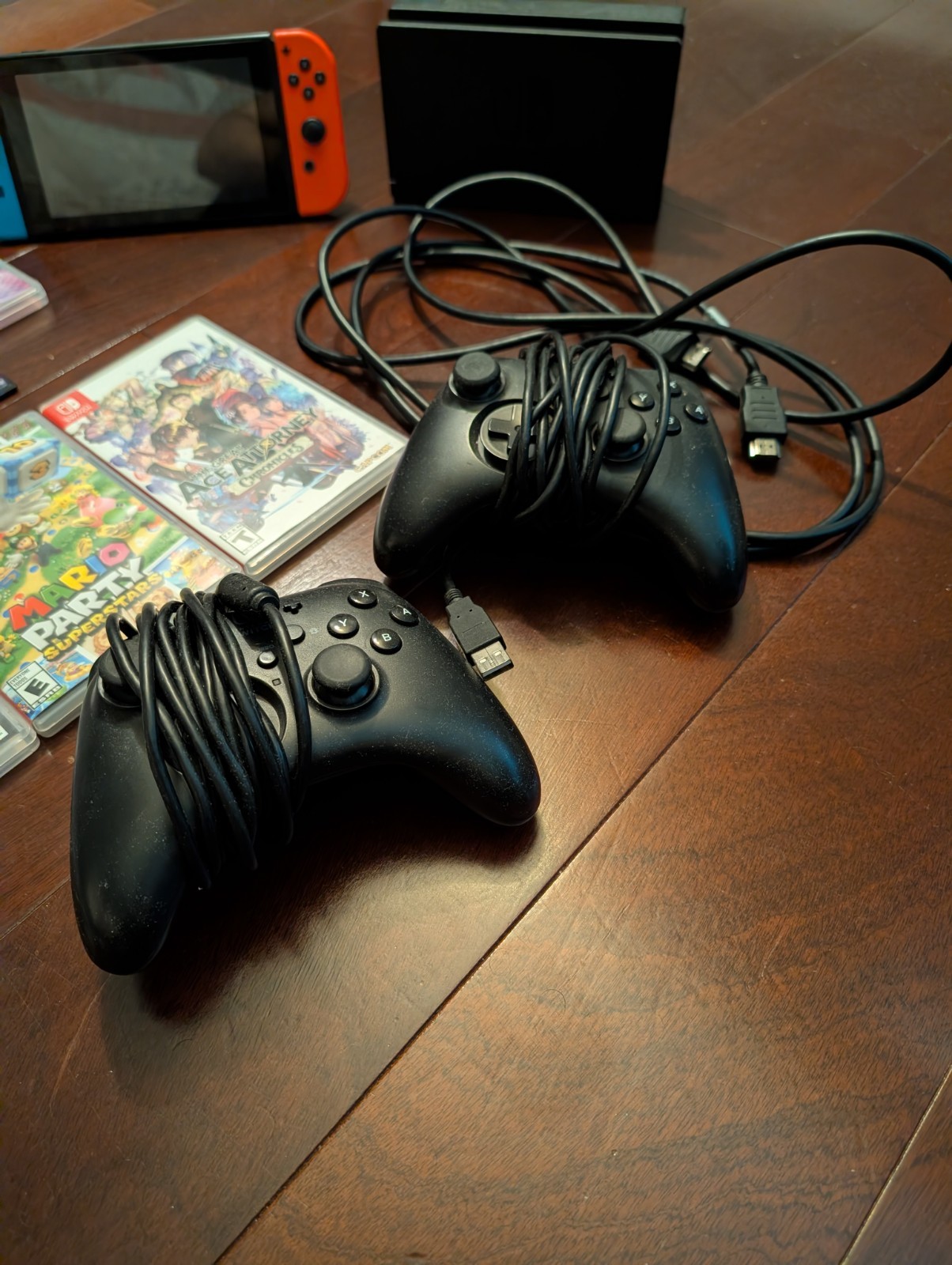 Nintendo Switch Bundle: Controllers, Case, Dock, Games and 64GB microSD card