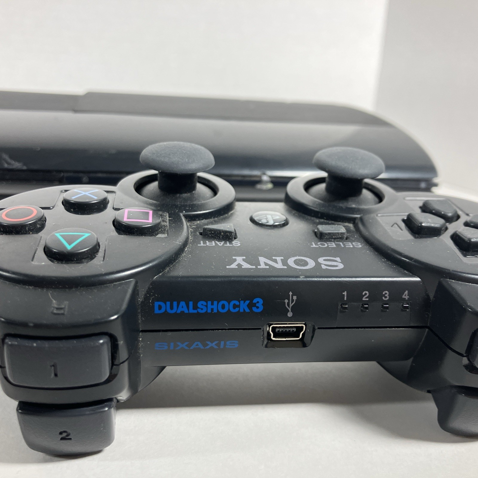Sony PS3 Super Slim Console DualShock Controller Cables Cech-4201b WORKS