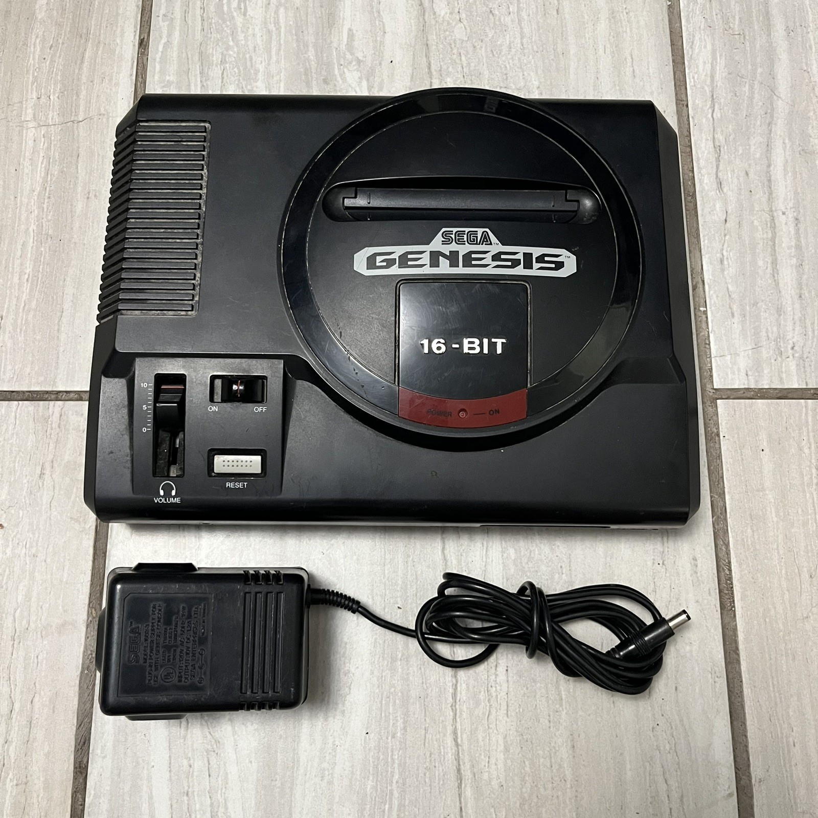 SEGA Genesis 16-Bit Black Home Console MK-1601 Console Only