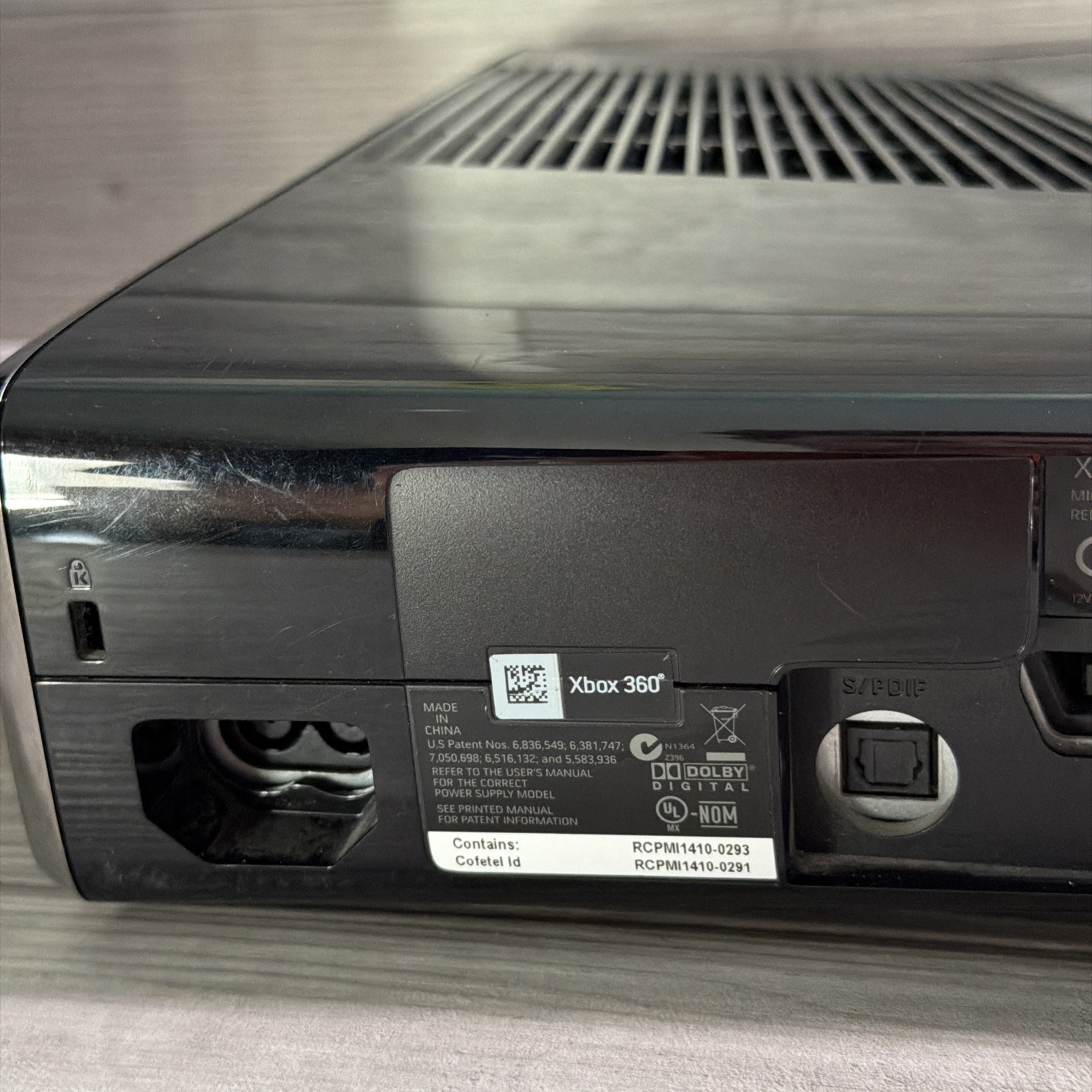 Xbox 360 E 500GB Console Only OEM Hard Drive Black 1538 Model Tested and Working