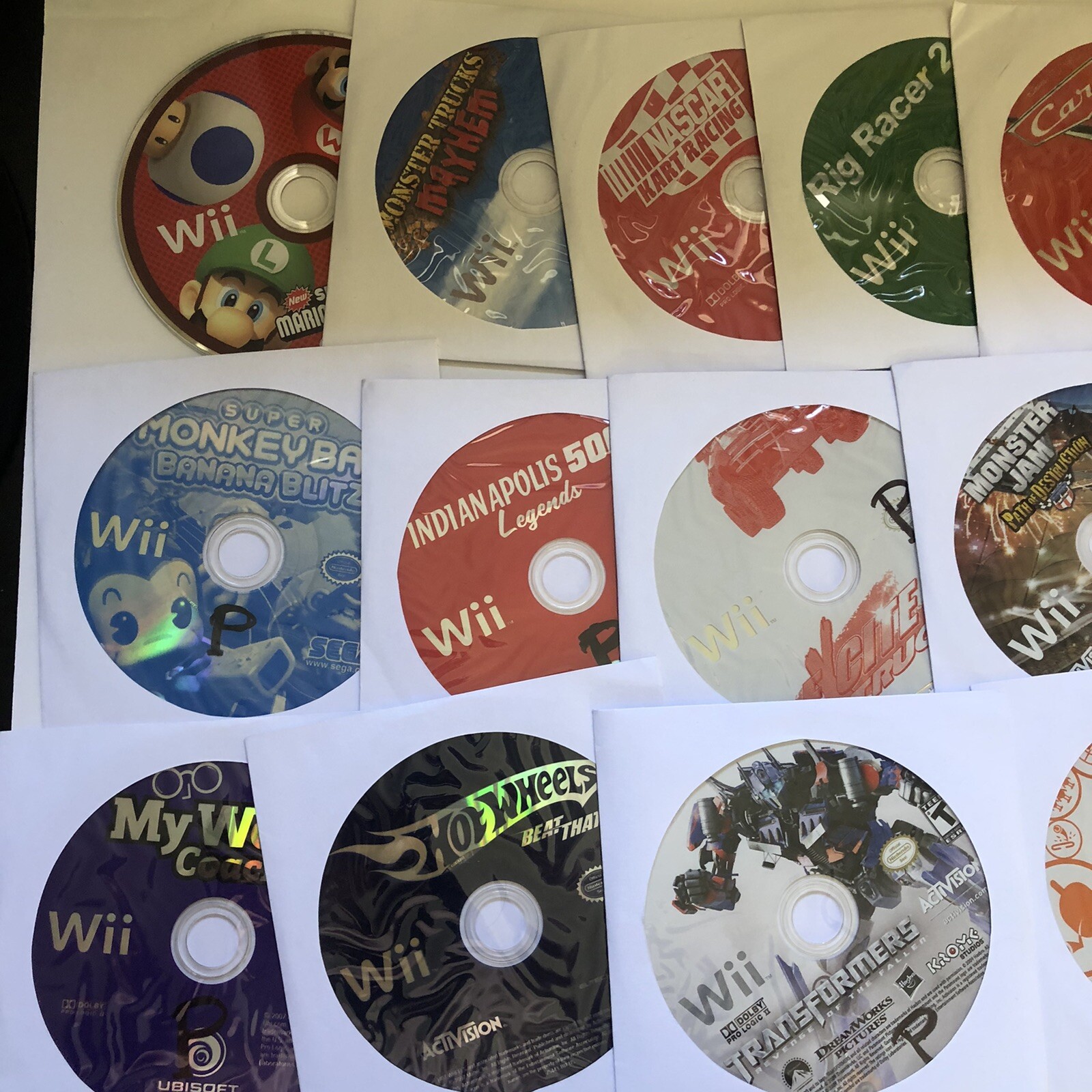 SAME DAY SHIPPING🚚💨 Nintendo Wii System Console 2 Controllers GAMES BUNDLE