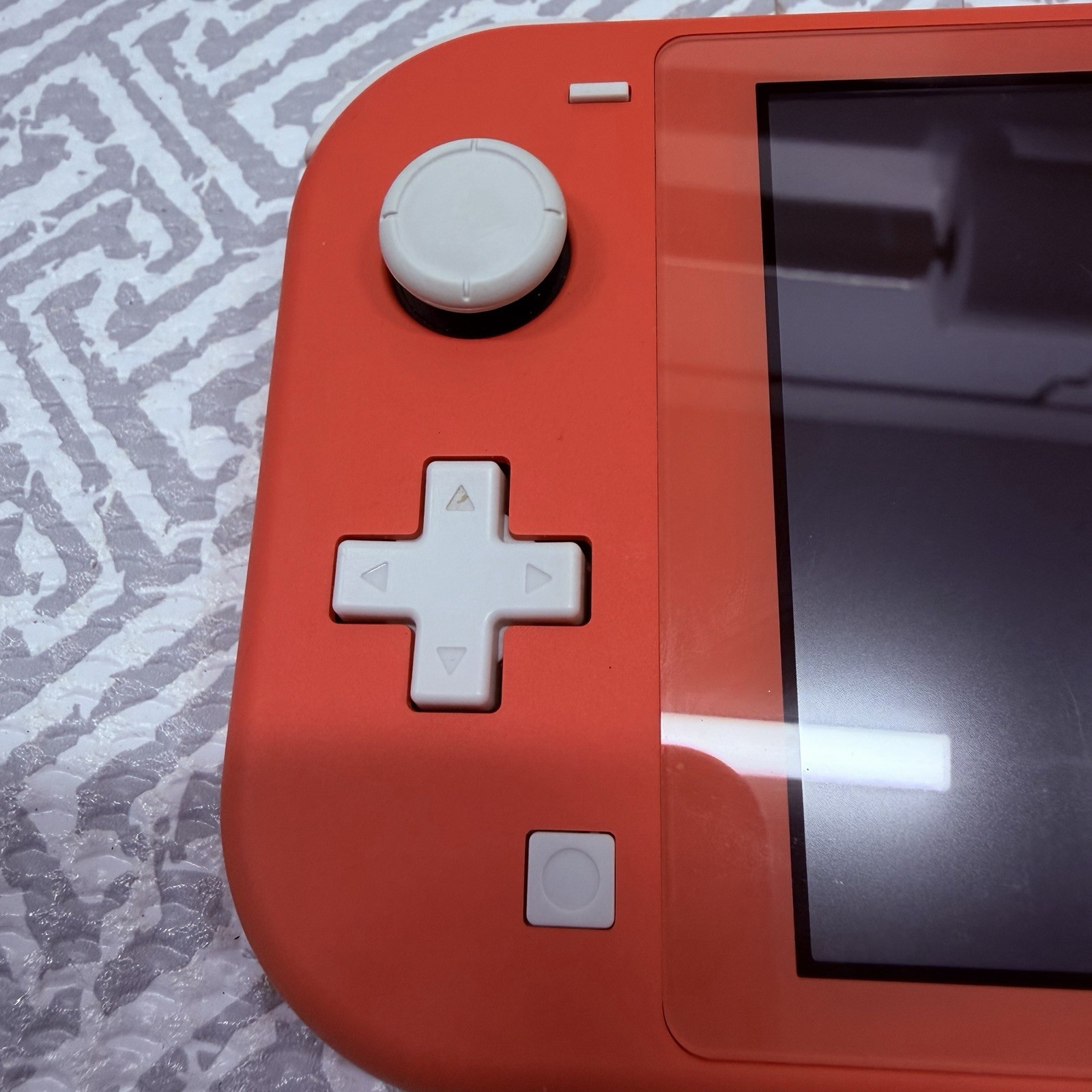Nintendo Switch Lite Coral Pink 32GB Tested Working No Charger Read Description