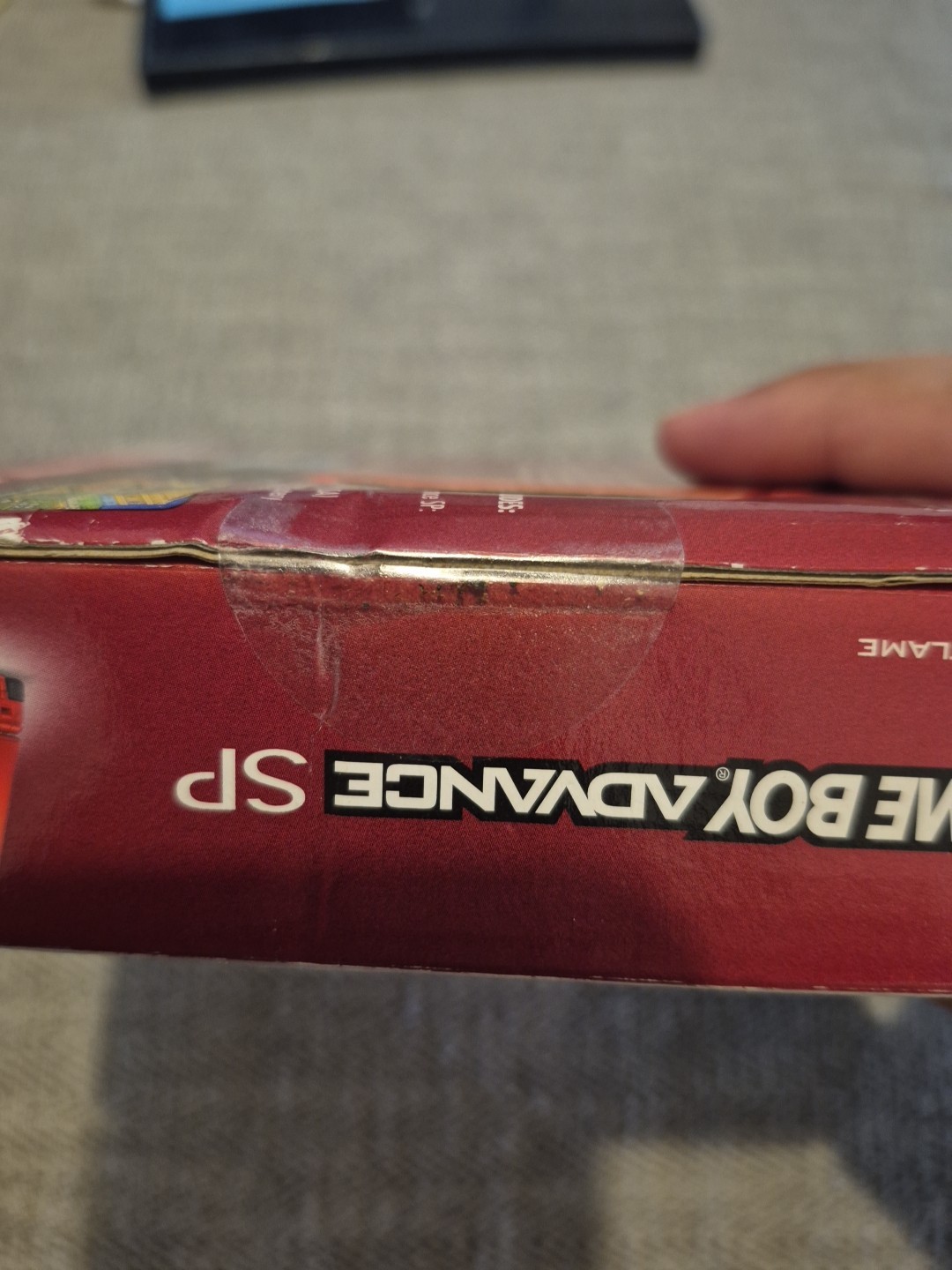 Nintendo GameBoy Advance SP Flame Red NEW & SEALED