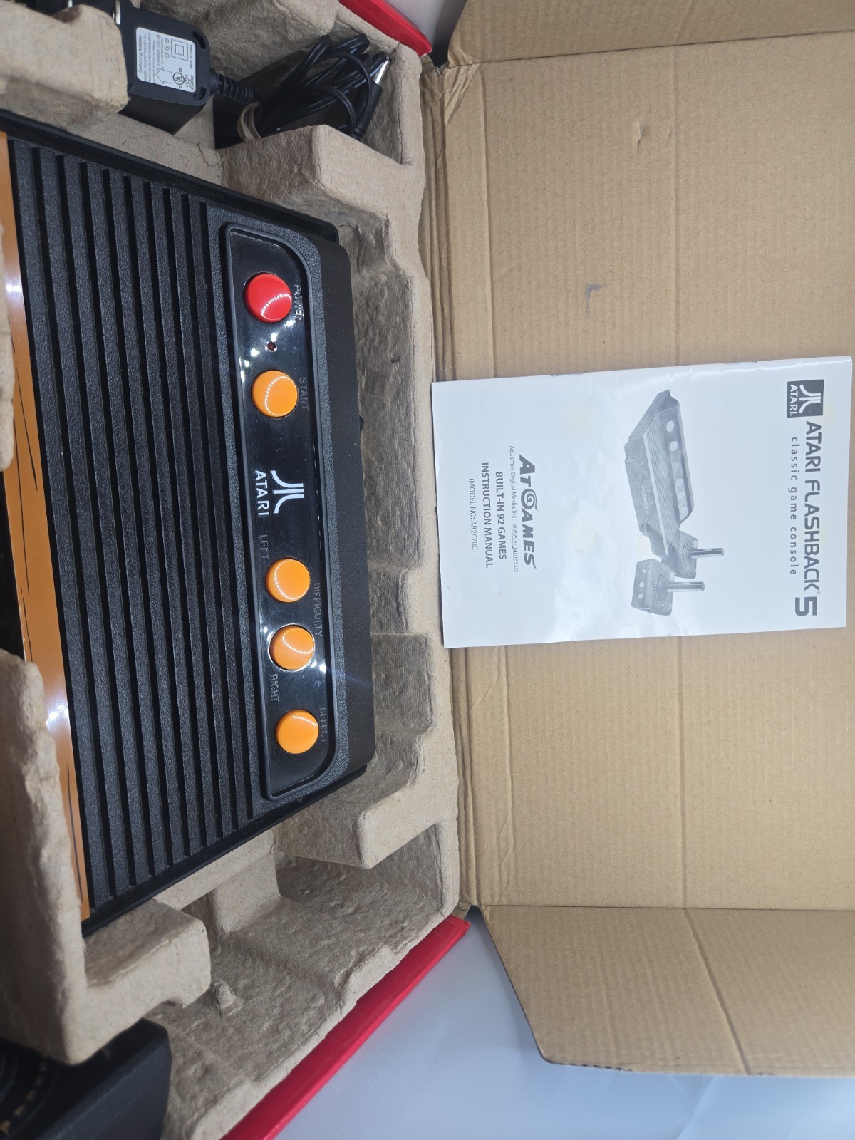 Atari Flashback 5 Classic 92 Games Collector’s Edition Black & Red Console Game.