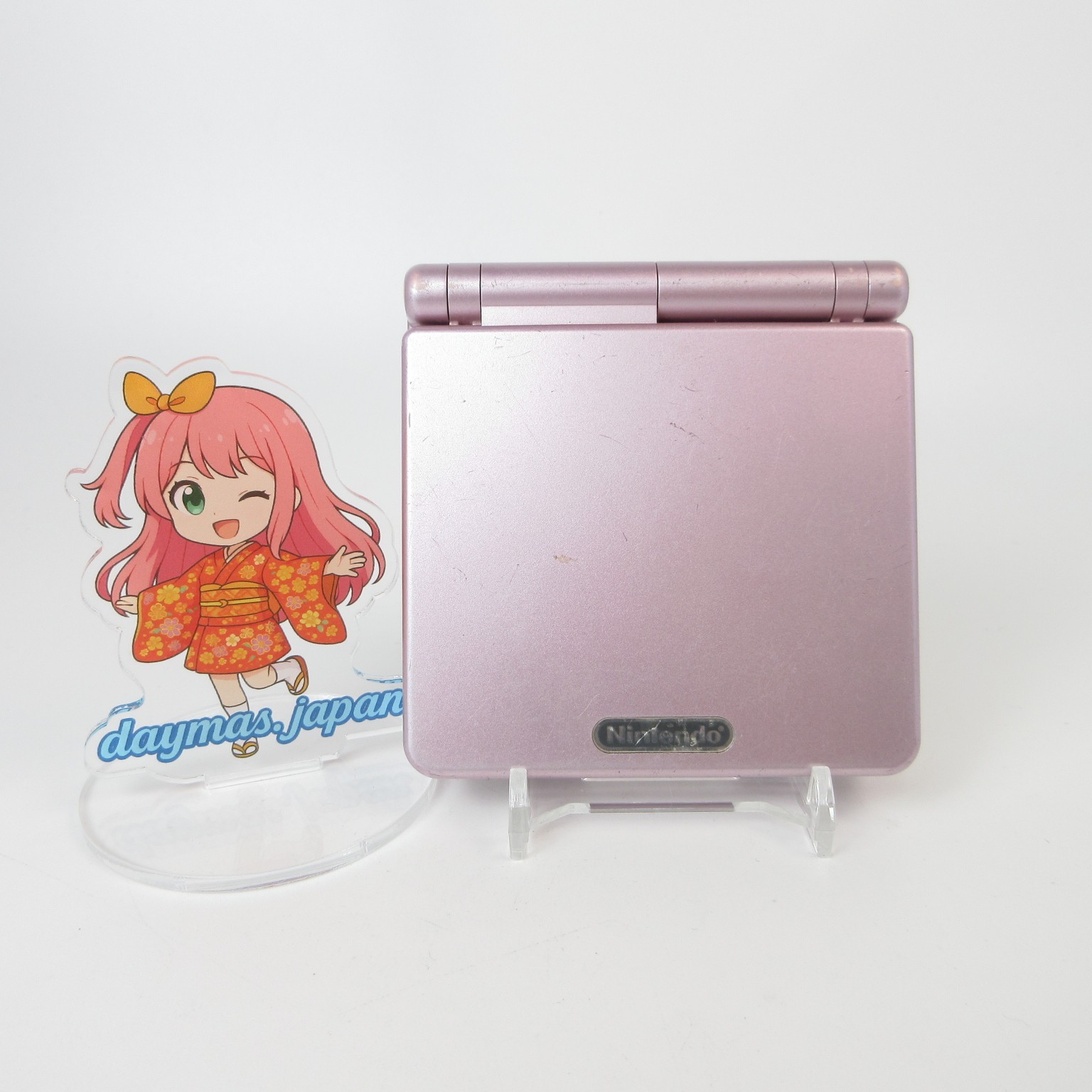 【Excellent】Nintendo GameBoy Advance SP Pearl Pink GBA Console #RET0309/01