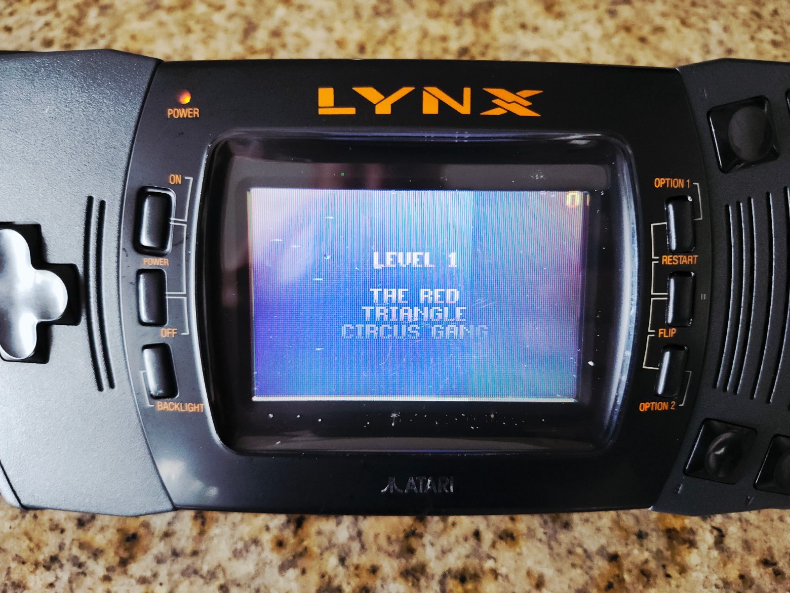 Atari Lynx II Handheld Game Console with Batman Returns Tested and Working