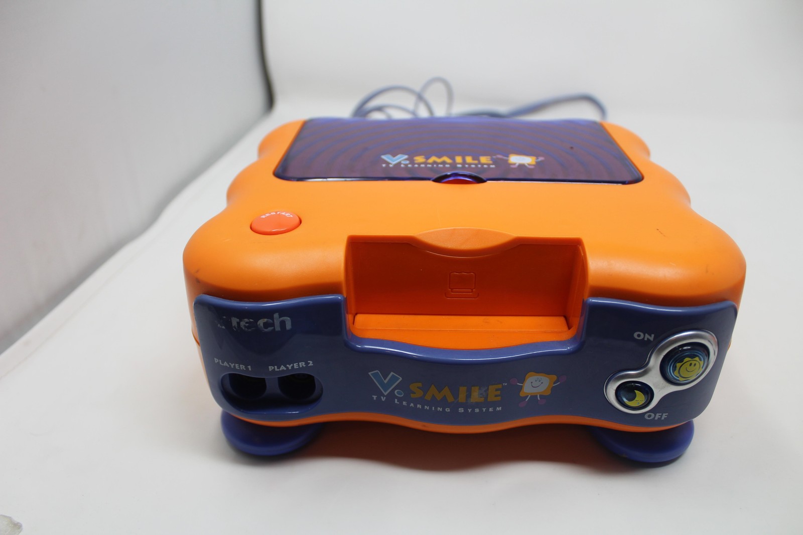VTech V.Smile TV Learning System Orange Console Joystick RCA NTSC No AC Adapter