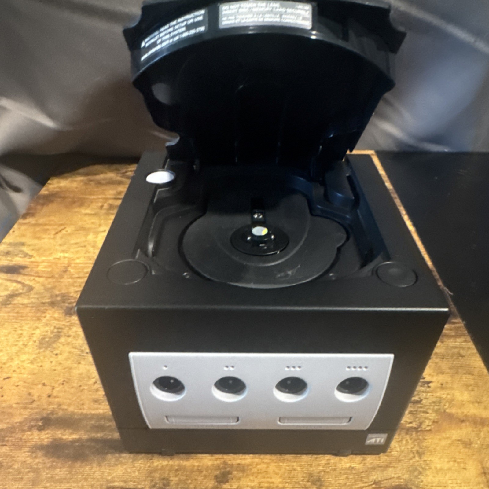 Nintendo GameCube DOL-101 Black/Silver Bundle 2 Controllers, Cables