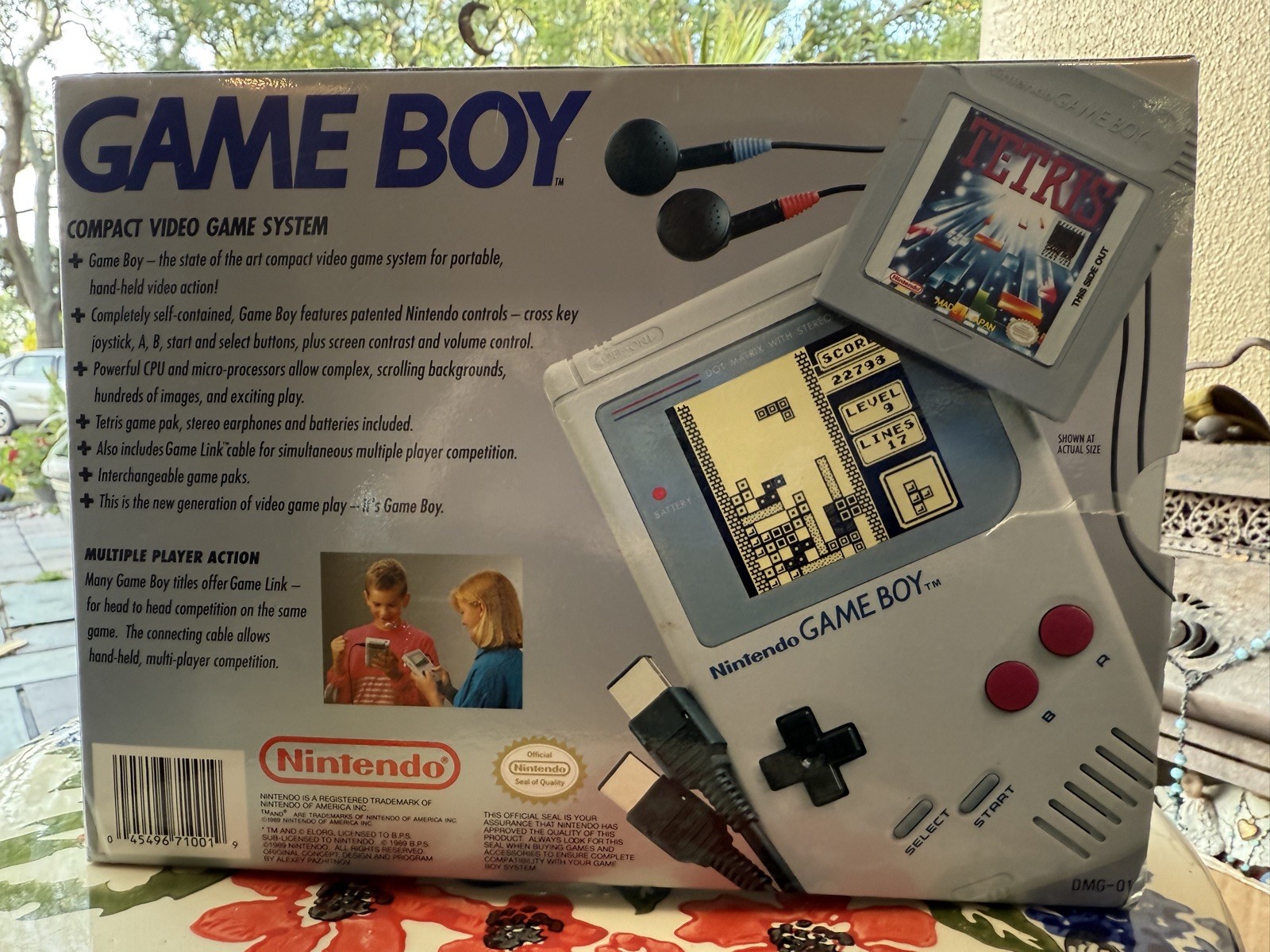 Nintendo Game Boy Launch Edition Handheld System – Opened- Mint Condition