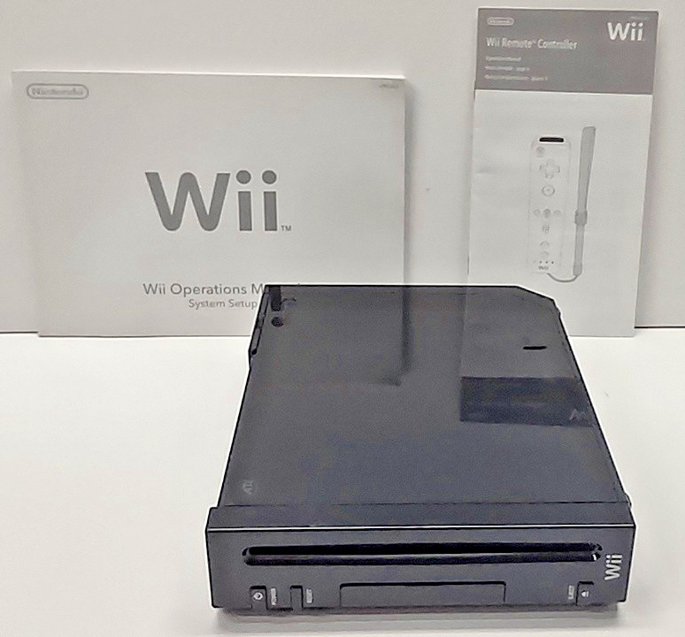 Nintendo Wii Console RVL-002 With Cords, No Controllers Works Plays Discs
