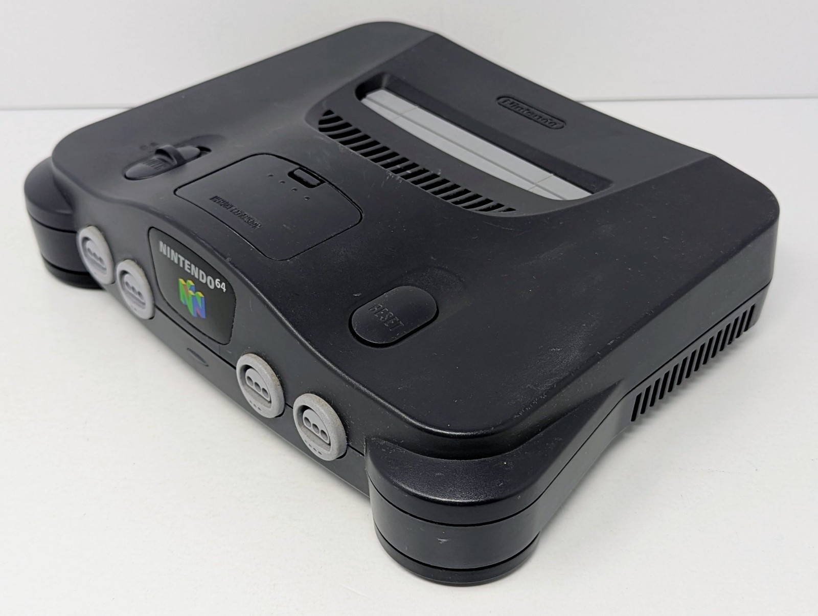 Nintendo 64 N64 Black Console Bundle w/ 2 Games – Wave Race – Tested!