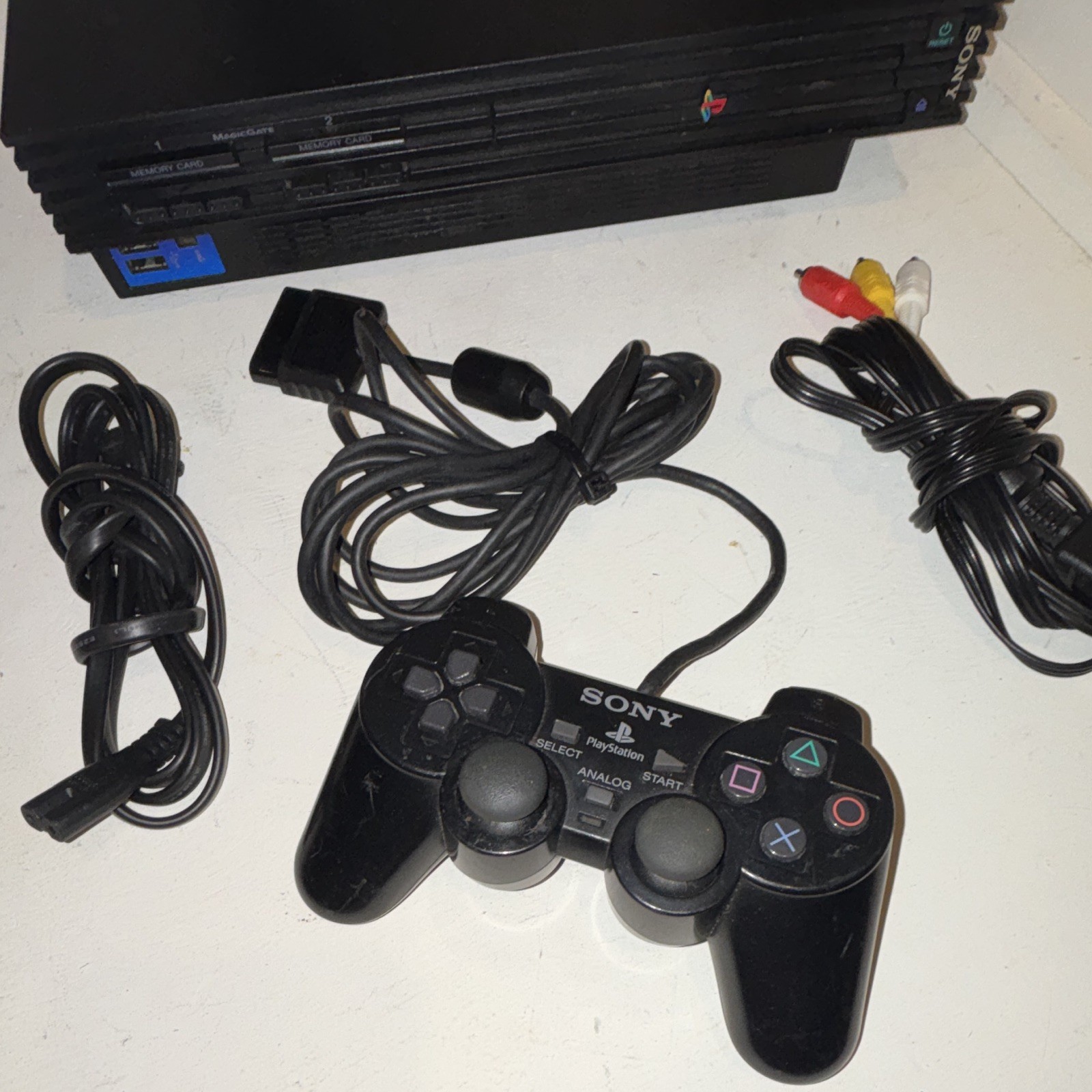 Playstation 2 Fat SCPH-39001 Ps2 Console Tested & Working Bundle!