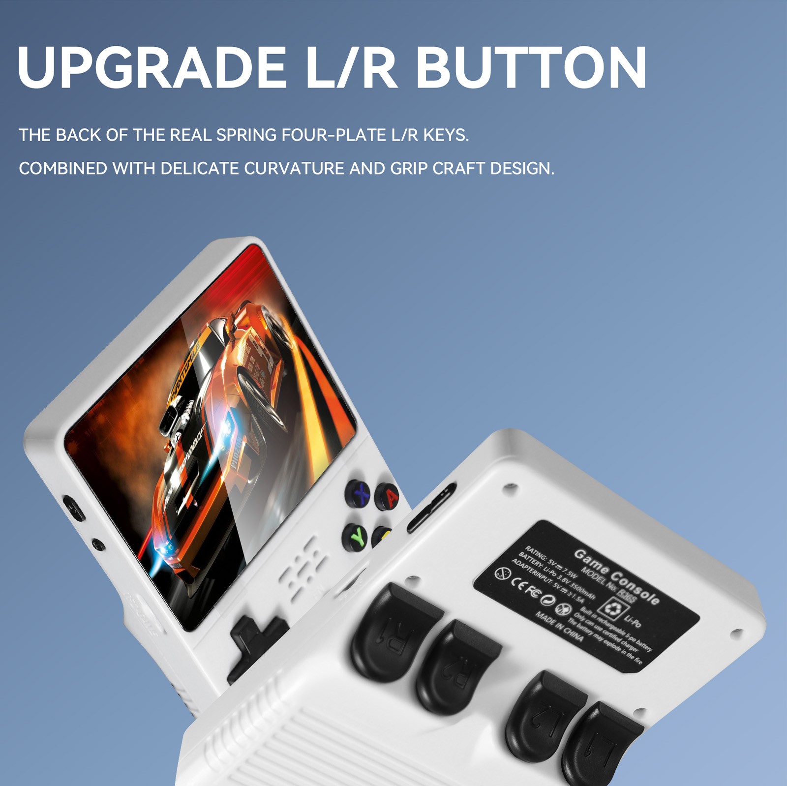 128GB R36S Handheld Game Console, 3.5 Inch IPS Screen, 20000+ Games,Video Games