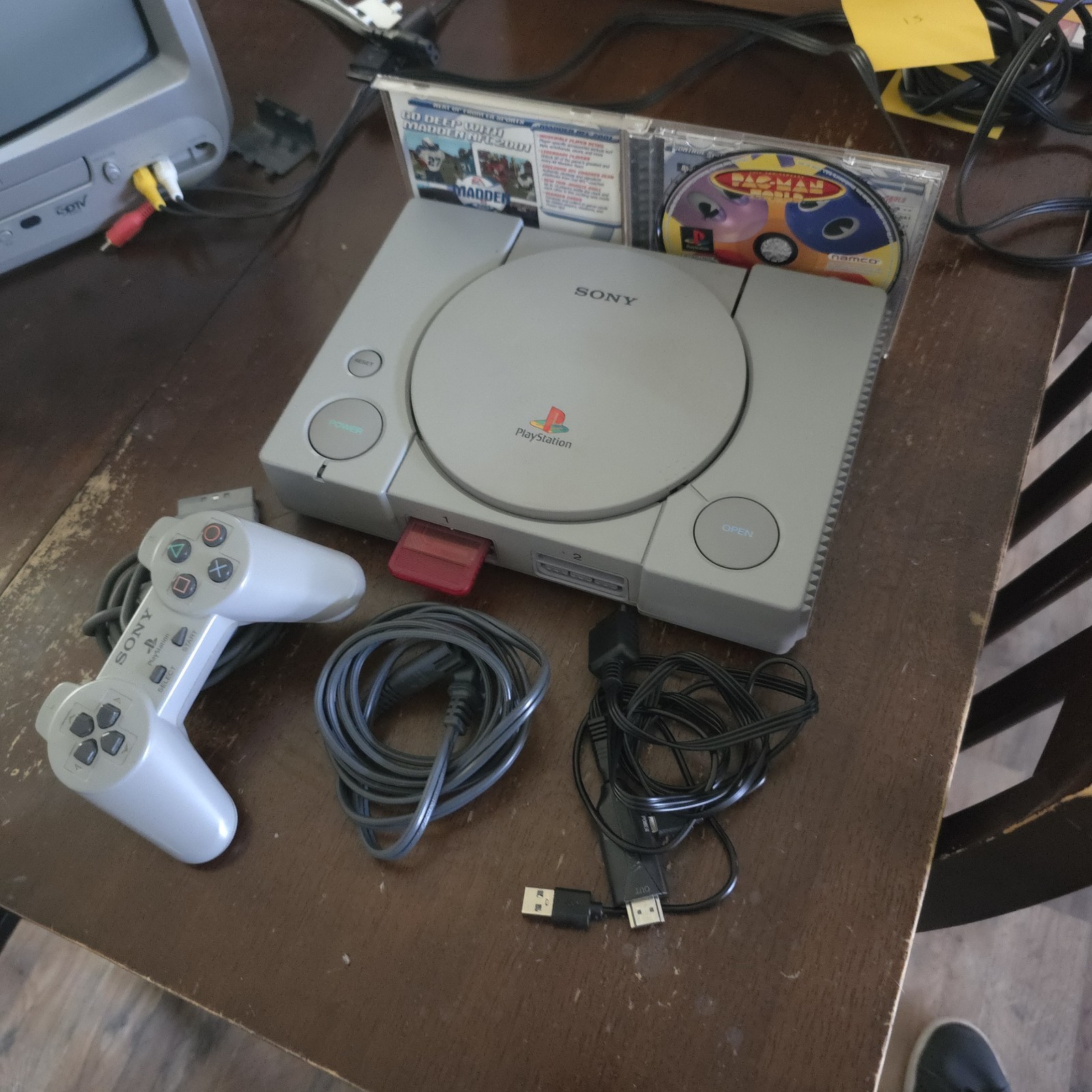 Sony Playstation 1 PS1 Console System Bundle – Tested and Works!