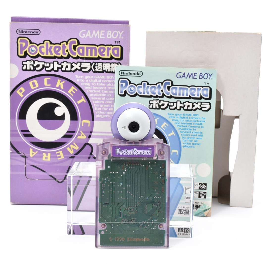 Nintendo Gameboy Color Console Clear Pocket Printer Camera Cable Set w/Box Japan