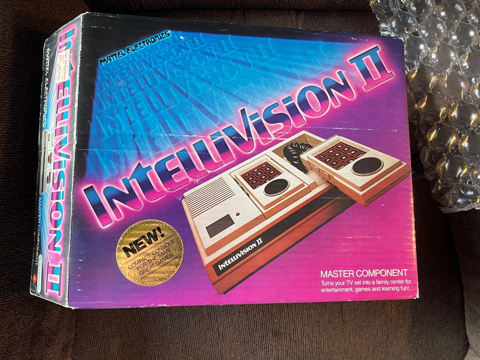 Intellivision II Console (Powers On, No Game) Mattel + voice power supply-
