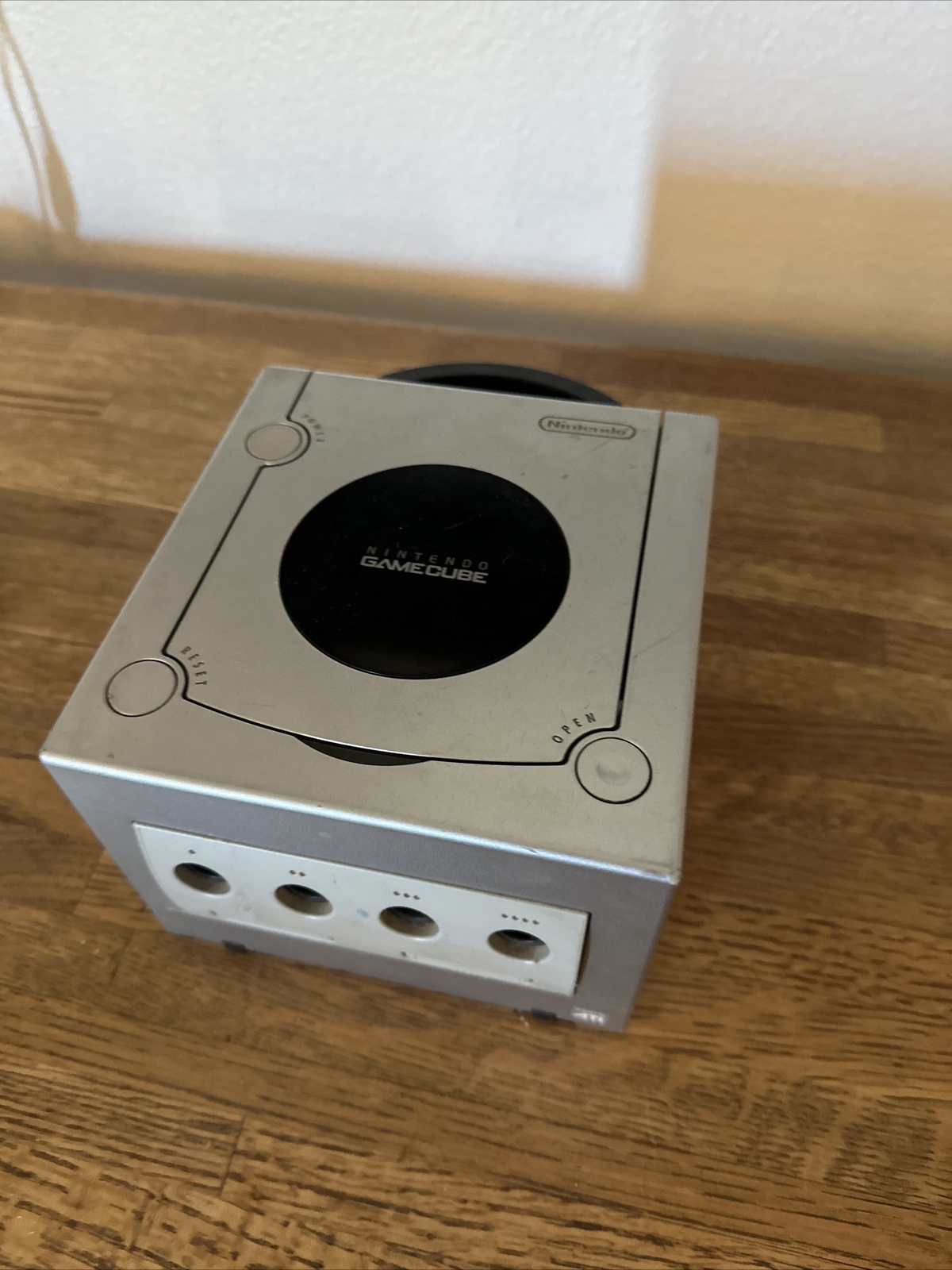 Platinum/Silver Nintendo GameCube Console With Cords – Tested & Working