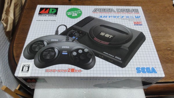 SEGA Mega Drive Mini W Asia Edition Amazon Ebten Limited Alien Soldier Open Box