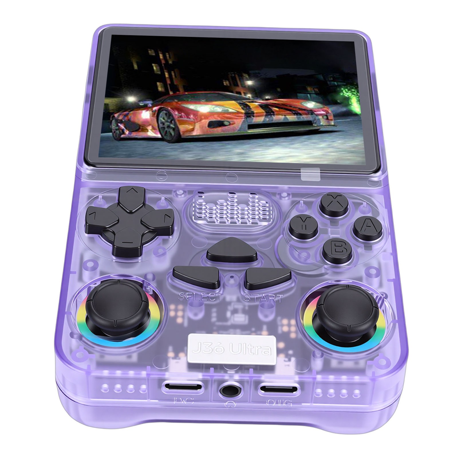 Retro Handheld Game Console 4 Inch Screen Built In 64GB Small Memory Card S FYZJ