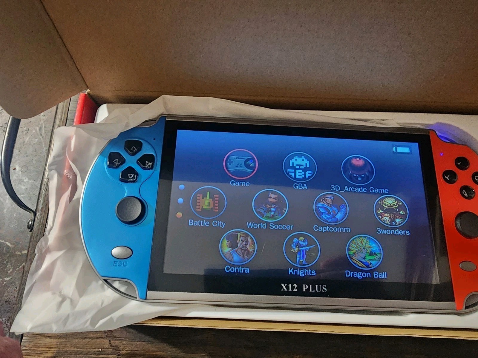 7″ X12 Plus Handheld Game Console HD Screen Retro Video Built-in 10000 Games