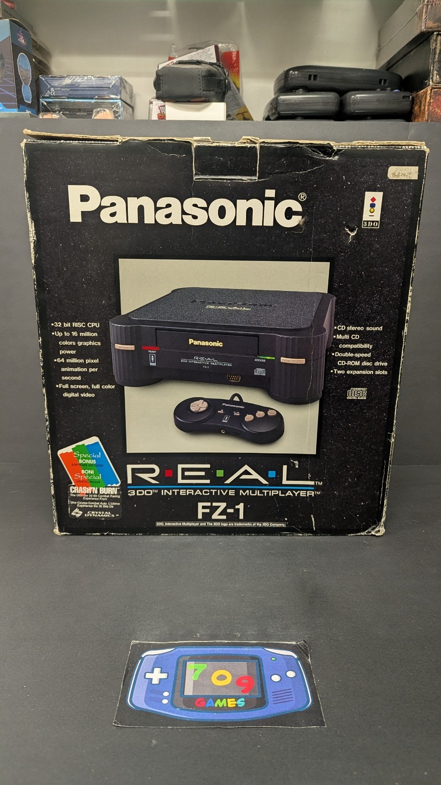 Panasonic FZ-1 3DO Home Console System – Black w/controller Tested & Working CIB